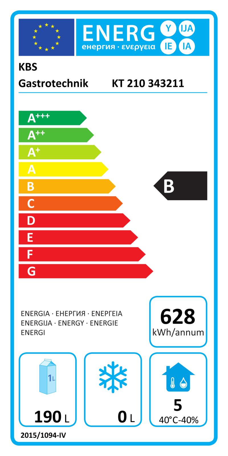 Gastro-Kühltisch Umluft KBS KT210